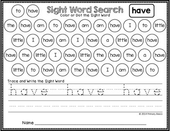 Reading Street Kindergarten Search, Color and Write Worksheets | TpT