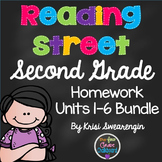 Reading Street Second Grade Homework Bundle