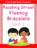 Reading Street Sight Word Fluency Bracelets Unit 1 (non Co