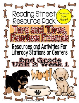 Preview of Tara and Tiree Reading Street Resource Pack 2nd Gr Unit 2 Week 1
