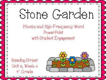 Preview of The Stone Garden,  Whole Group or TIER Groups PowerPoints, Reading Street