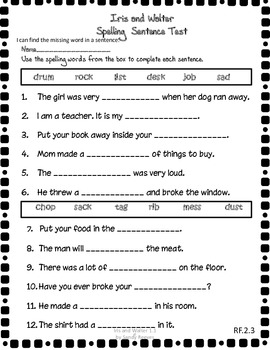 Reading Street Unit 1 2nd grade Selection Tests Common ...