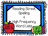 Reading Street Unit 1-5 Word Lists: First Grade