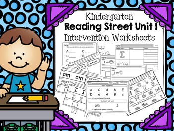 Reading Street Unit 1 - Intervention Worksheets ...