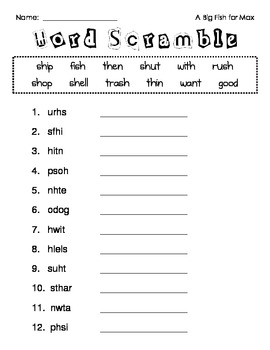 Reading Street Unit 2 Daily Word Work/Spelling Worksheets ...
