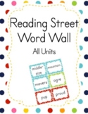 Reading Street Word Wall Kindergarten Polka Dot