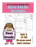 Reading Street decodable readers unit 2 weeks 7-12 FIRST GRADE