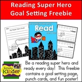 Reading Super Hero Goal Setting Freebie