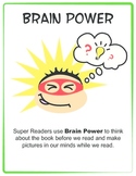 Reading Super Powers - Super Readers - Posters - GREEN Border