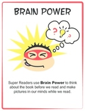 Reading Super Powers - Super Readers - Posters - RED Border