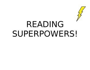 Preview of Reading Superpowers Posters