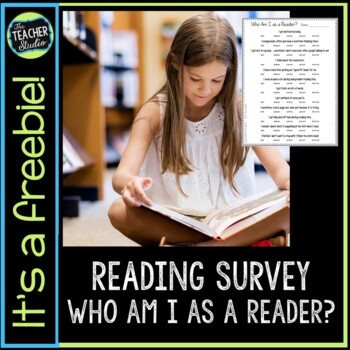 Preview of Reading Survey: "Who Am I as a Reader?"