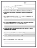 Reading Survey based on Notice and Note