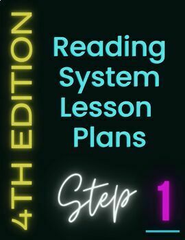Preview of Reading System 4th Edition Step 1 Lesson Plans