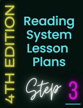 Preview of Reading System 4th Edition Step 3 Lesson Plans