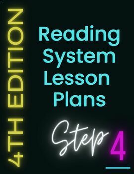 Preview of Reading System 4th Edition Step 4 Lesson Plans