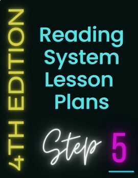Preview of Reading System 4th Edition Step 5 Lesson Plans
