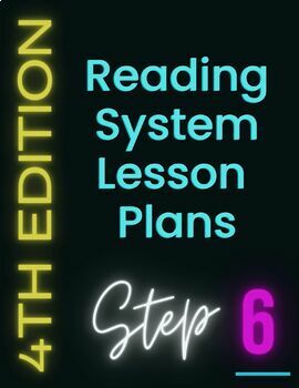 Preview of Reading System 4th Edition Step 6 Lesson Plans