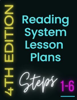 Preview of Reading System 4th Edition Steps 1-6 Lesson plans COMPLETE BUNDLE