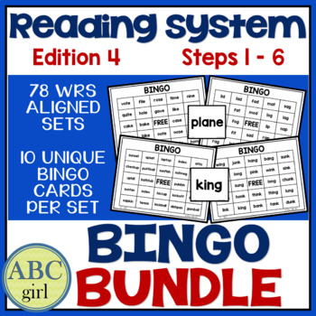 Preview of Reading System Bingo Bundle for Steps 1 to 6  Save 30%
