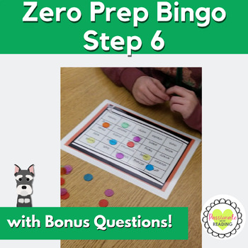 Preview of No Prep Reading System Phonics Bingo Game Aligns With Step 6