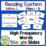 Reading System Edition 3 Steps 1 to 12 High Frequency Word