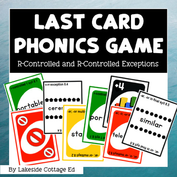 Preview of Reading System Step 8 Last Card Phonics Game