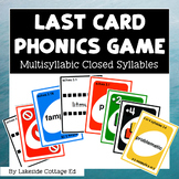 Reading System Step 3 Last Card Phonics Game