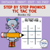 Reading System Steps 1-12 High Frequency Word Tic Tac Toe 