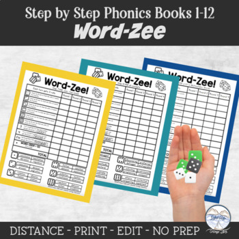 Preview of Reading System Steps 1-12 Word-Zee Phonics Game