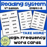 Reading System Steps 1 to 6 High Frequency Take Home Sight