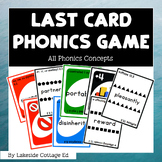 Reading System Steps 7-12 Last Card Phonics Game