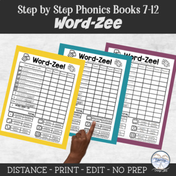 Preview of Reading System Steps 7-12 Word-Zee Phonics Game