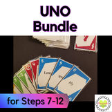 Reading System UNO Phonics Card Game Bundle for Steps 7-12