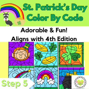 Preview of Reading System Zero Prep St. Pat’s Coloring for Step 5 Open syllables Fun Review