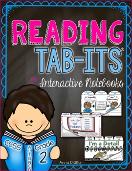 Preview of Reading Tab-Its® 2nd Grade | Distance Learning