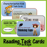 Reading Task Card Bundle - Print and Easel Versions