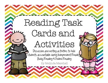 Reading Task Cards by Melly's Materials | Teachers Pay Teachers