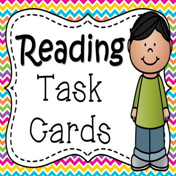 Preview of Reading Task Cards:  Reading Strategies to Enhance Comprehension