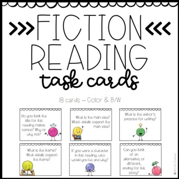 Preview of Reading Task Cards