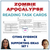 Reading Task Cards - Citing Evidence & Supporting Ideas - 