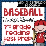 Reading Test Prep Escape Room Third Grade - Digital and Printable