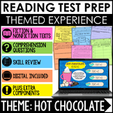 Reading Test Prep: Hot Chocolate-Themed with Digital