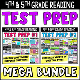 Reading Test Prep MEGA BUNDLE : 4th & 5th Grade Reading wi