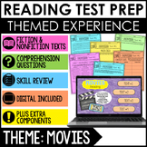Reading Test Prep: Movies-Themed with Digital