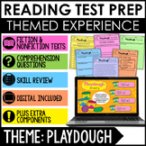 Reading Test Prep: Playdough-Themed with Digital