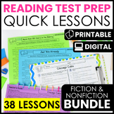 Reading Test Prep Quick Lessons: Fiction & Nonfiction w/Di