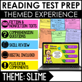 Reading Test Prep: Slime-Themed with Digital