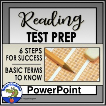 Preview of Reading Test Prep Strategies and Academic Terms PowerPoint - Easel Assessment