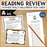 Halloween Reading Skills Task Cards